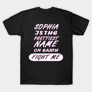 Sophia girl name birthday gift women T-Shirt